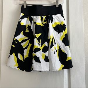 Express Design Studio Printed Lined Skirt with Pockets XXS